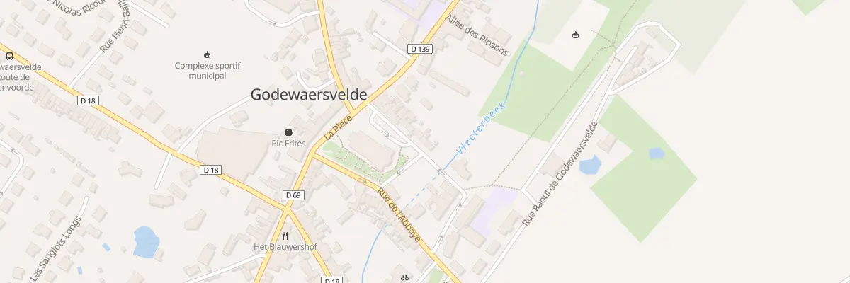 Plan du 63 Rue du Peintre Nicolas Ruyssen à Godewaersvelde
