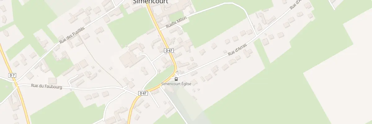 Plan du 2 Rue Grande Rue à Simencourt