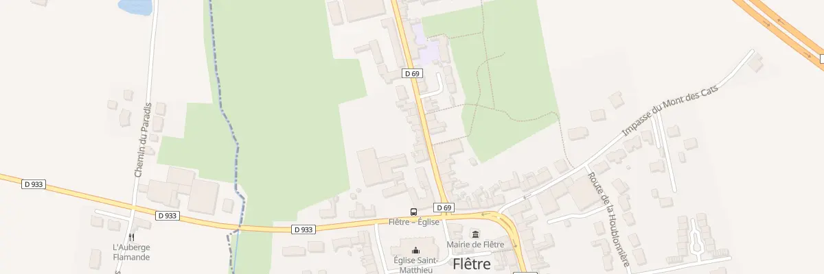 Plan du 89 Rue de Godewaersvelde à Flêtre
