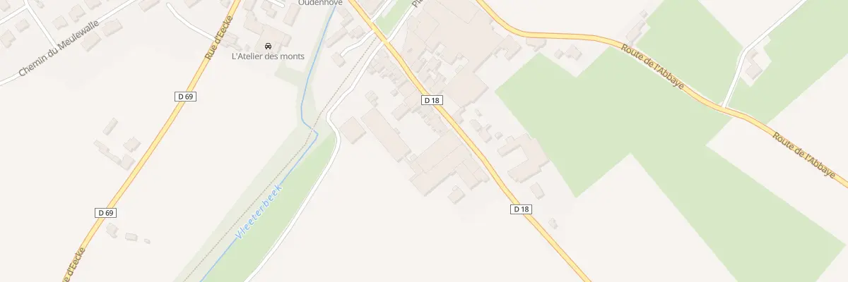 Plan du 288 Rue du Mont des Cats à Godewaersvelde