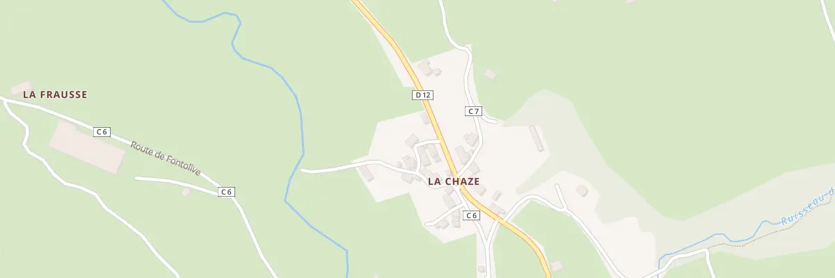 Plan du 5150 La Chaze au Falgoux