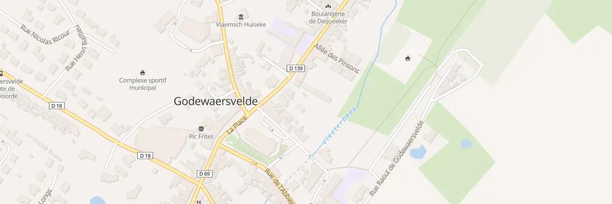Plan du 44 Rue de Boeschepe à Godewaersvelde