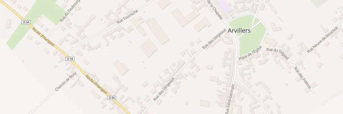 Plan du 18 Rue des Vergeaux à Arvillers