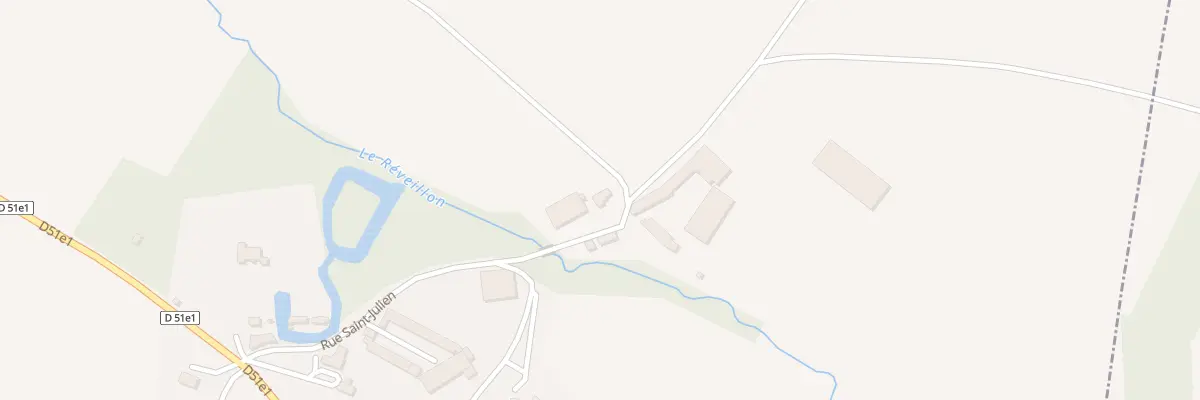 Plan du 7 Rue de Saint Julien à Férolles-Attilly