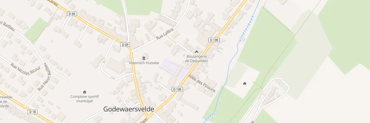 Plan du 159 Rue de Boeschepe à Godewaersvelde