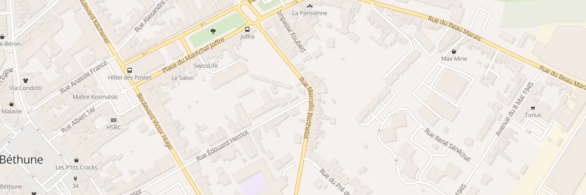 Plan du 371 Rue Edouard Herriot à Béthune