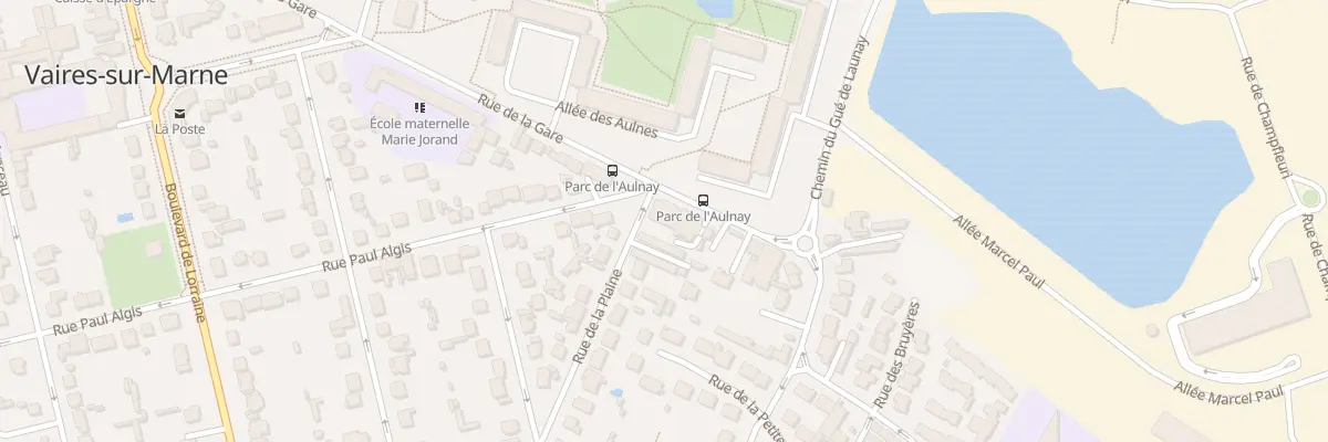 Plan du 66 Rue de la Gare à Vaires-sur-Marne