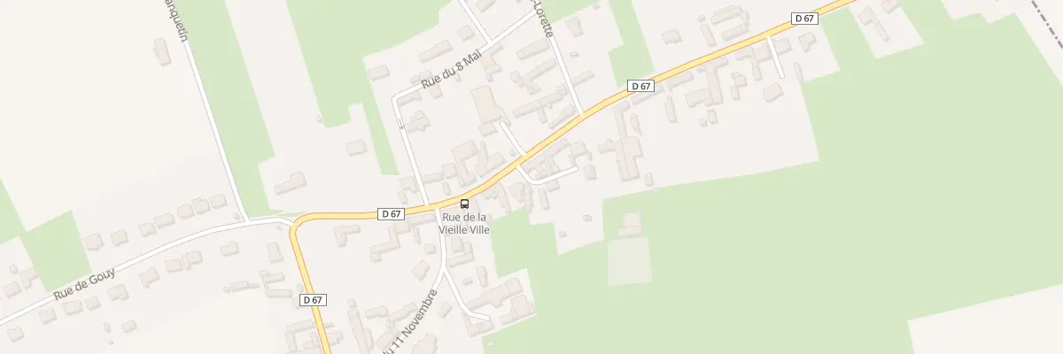 Plan du 14 Rue de la Vieille Ville à Simencourt