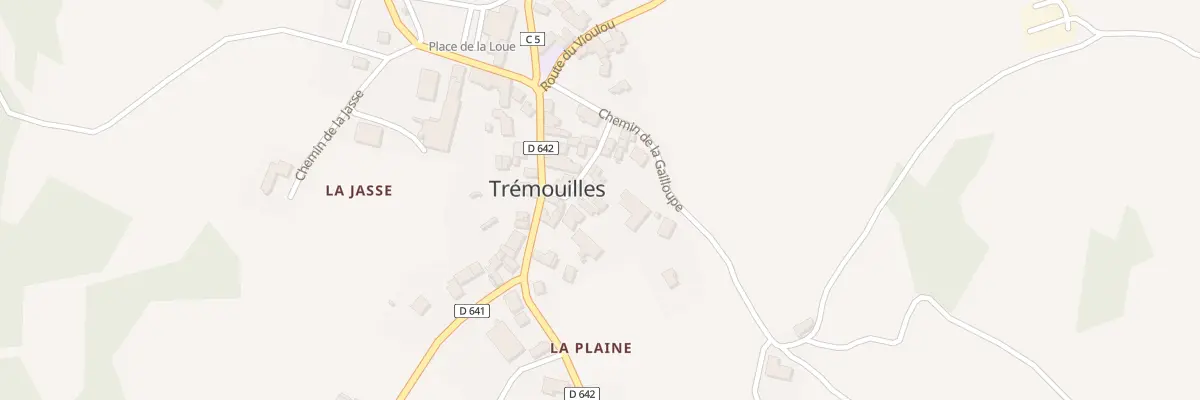 Plan du 5014 Tremouilles à Trémouilles