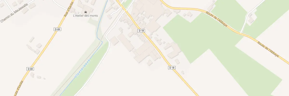Plan du 310 Rue du Mont des Cats à Godewaersvelde