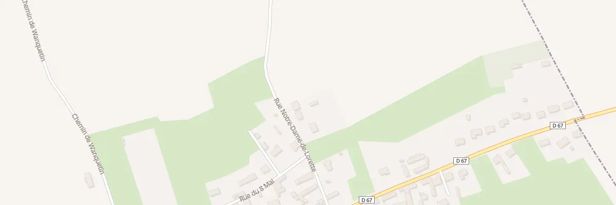 Plan du 14 Rue Notre Dame de Lorette à Simencourt