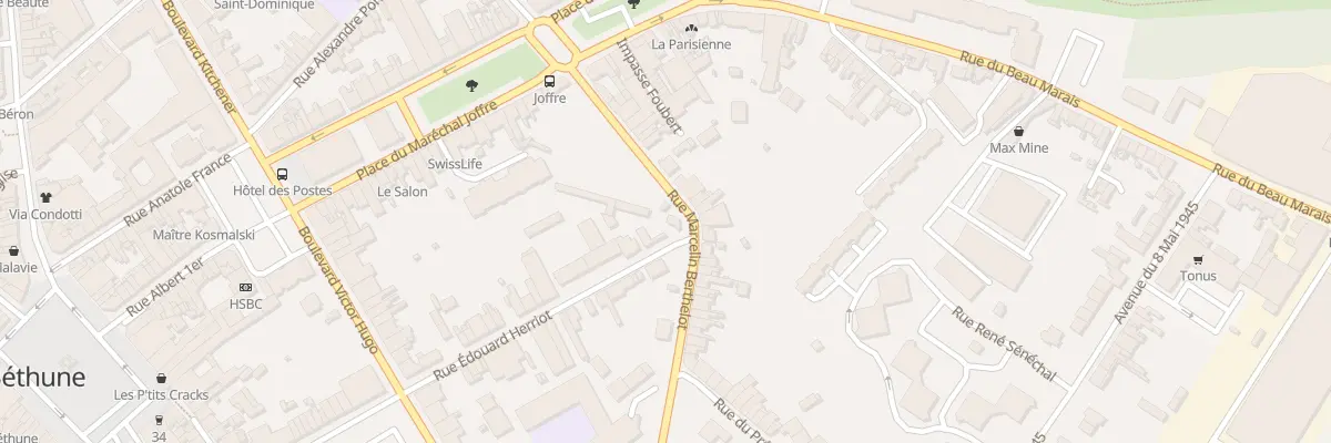 Plan du 397 Rue Edouard Herriot à Béthune
