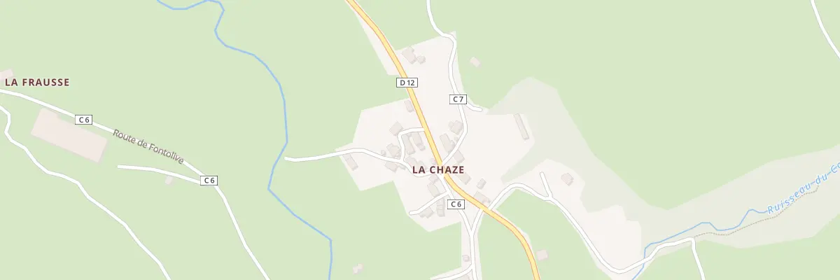 Plan du 5149 La Chaze au Falgoux