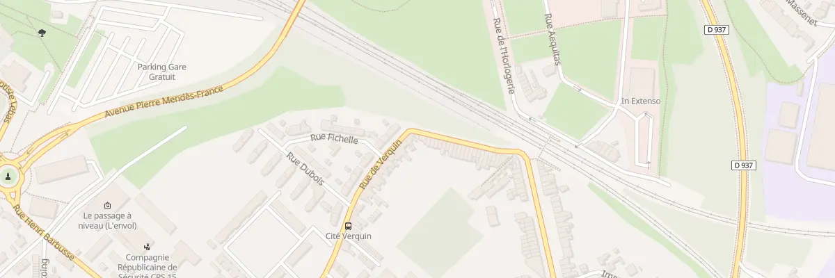 Plan du 111 Rue de Verquin à Béthune