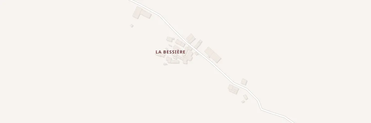 Plan du 5200 La Bessiere à Lestrade-et-Thouels