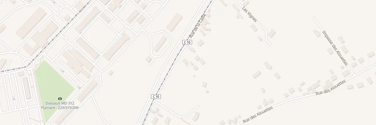 Plan du 25 Rue de la Caille à Farges-en-Septaine
