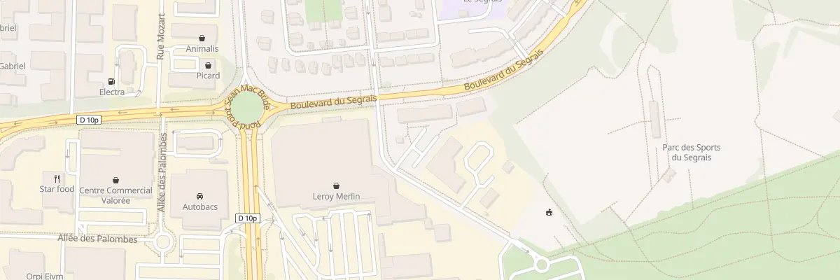 Plan du 36 Bd du Segrais à Lognes