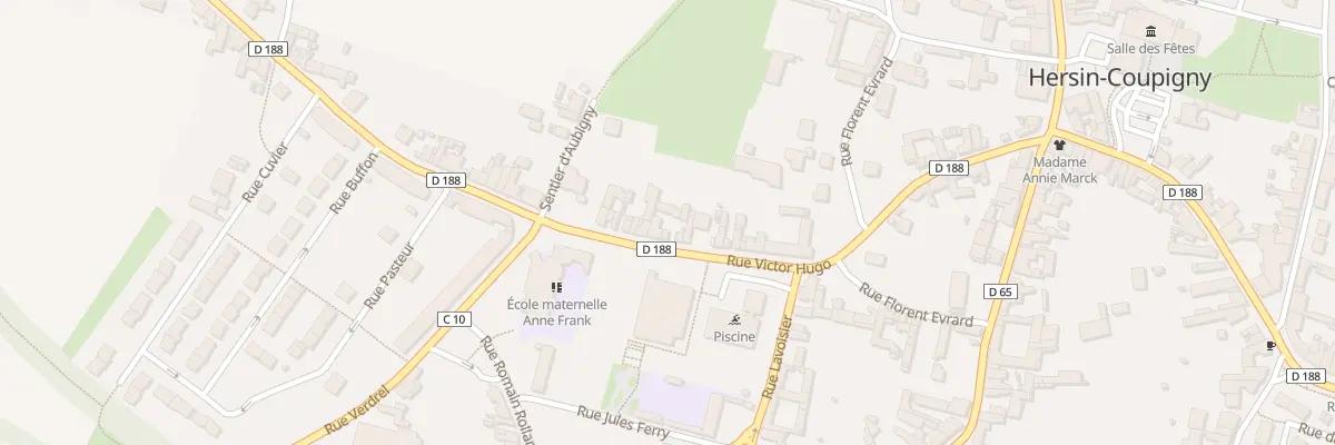 Plan du 44 Rue Victor Hugo à Hersin-Coupigny