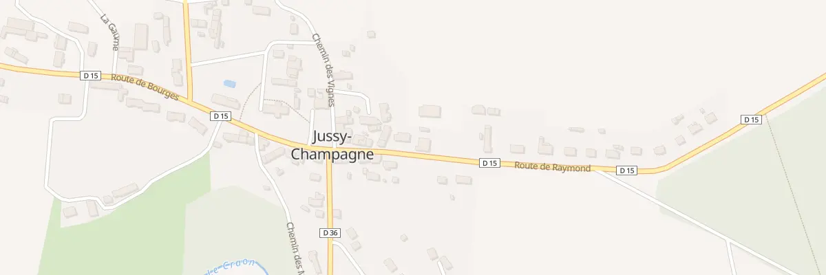 Plan du 11 Rte de Raymond à Jussy-Champagne