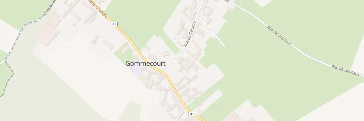 Plan du 4 Rue du Calvaire à Gommecourt