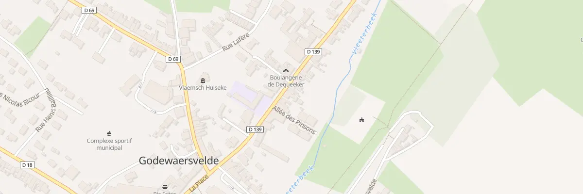 Plan du 150 Rue de Boeschepe à Godewaersvelde
