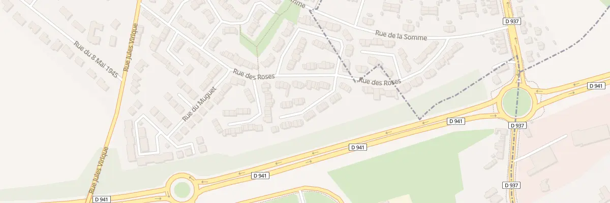 Plan du 2 Rue des Jonquilles à Verquin