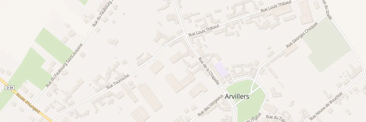 Plan du 11B Rue de la Chapelle à Arvillers