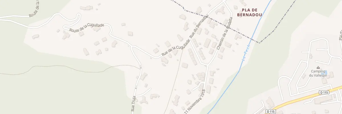 Plan du 14 Rue de la Cugullade à Arles-sur-Tech