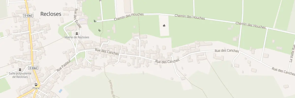 Plan du 43 Rue des Canches à Recloses