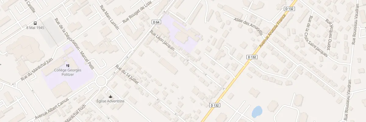 Plan du 110 Rue Léon Jacquin à Dammarie-les-Lys