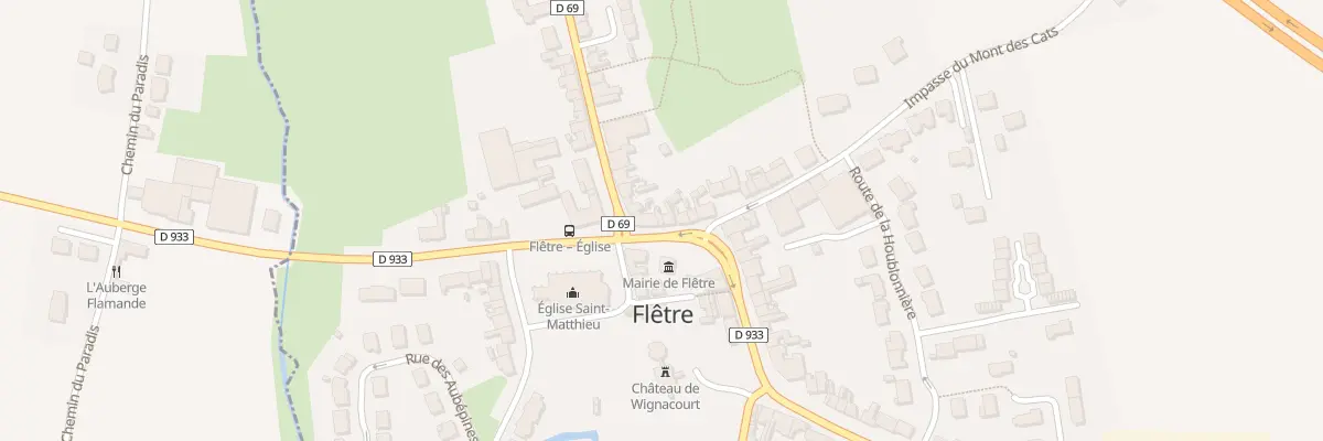Plan du 602 Rue Nationale à Flêtre