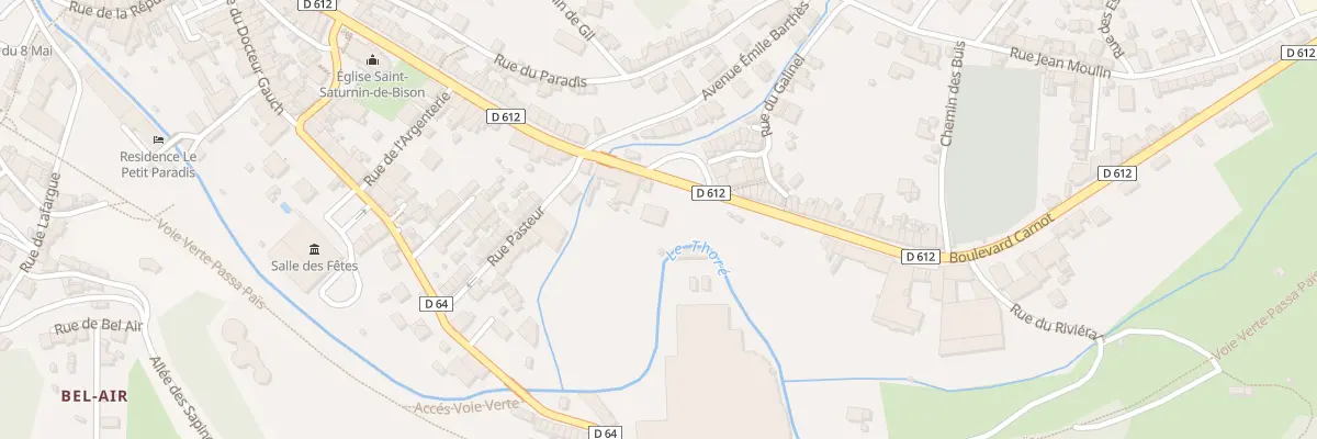Plan du 144T Bd Carnot à Labastide-Rouairoux