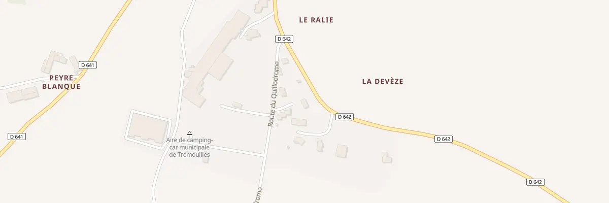 Plan du 5315 Les Landes à Trémouilles