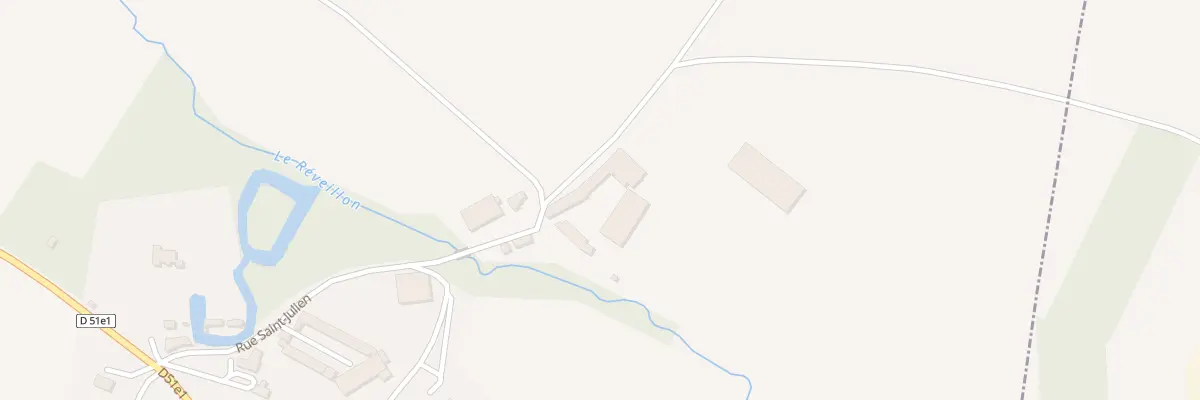 Plan du 5084 Rue de Saint Julien à Férolles-Attilly