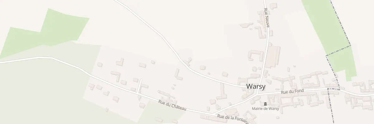 Plan du 8 Rle du Moulin à Warsy
