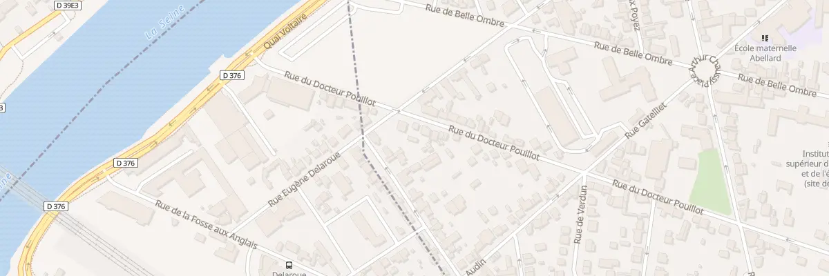 Plan du 73 Rue du Docteur Pouillot à Melun