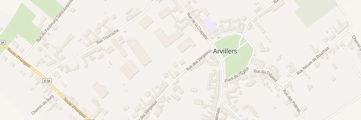 Plan du 4 Arvillers à Arvillers