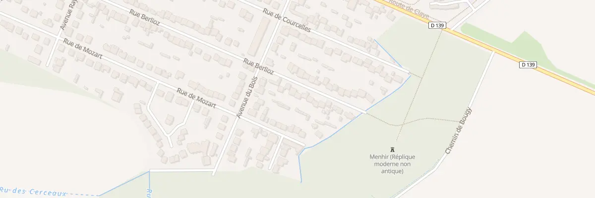 Plan du 58 Rue Berlioz à Mitry-Mory
