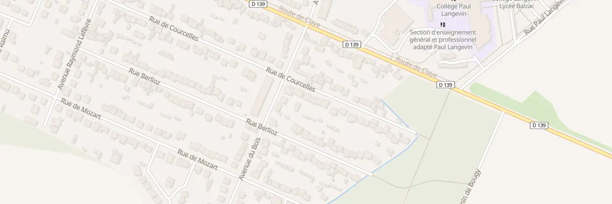 Plan du 60 Rue de Courcelles à Mitry-Mory