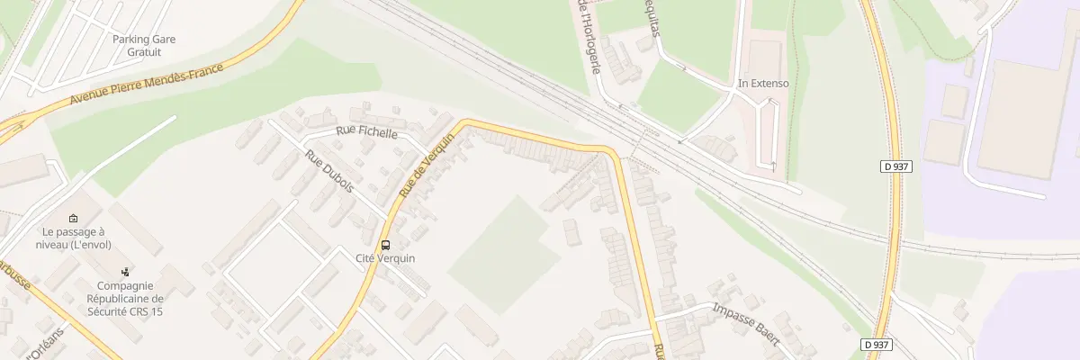 Plan du 51 Rue de Verquin à Béthune