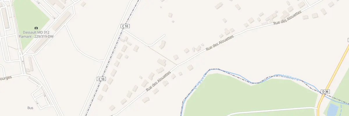 Plan du 38 Rue des Alouettes à Farges-en-Septaine