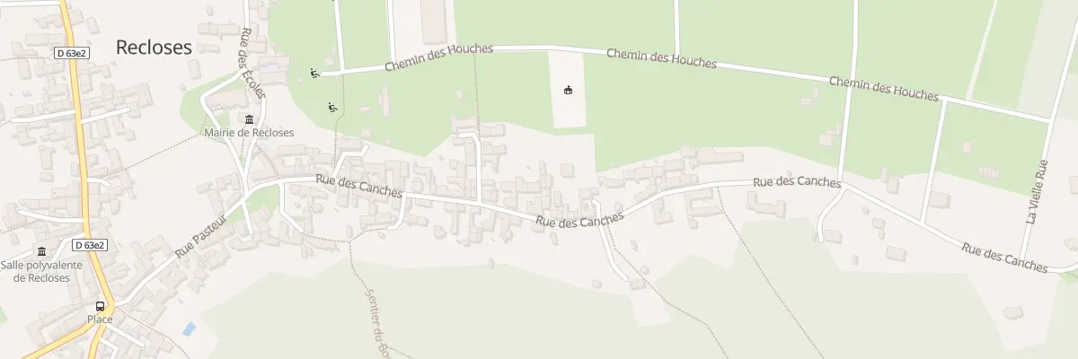 Plan du 47 Rue des Canches à Recloses