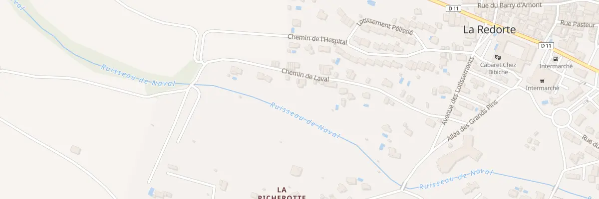 Plan du 24 Che de Laval à La Redorte