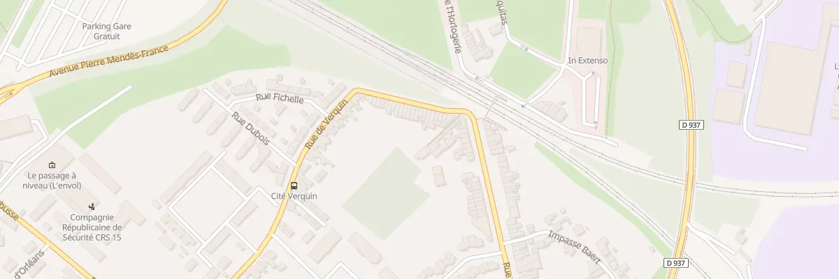 Plan du 37 Rue de Verquin à Béthune