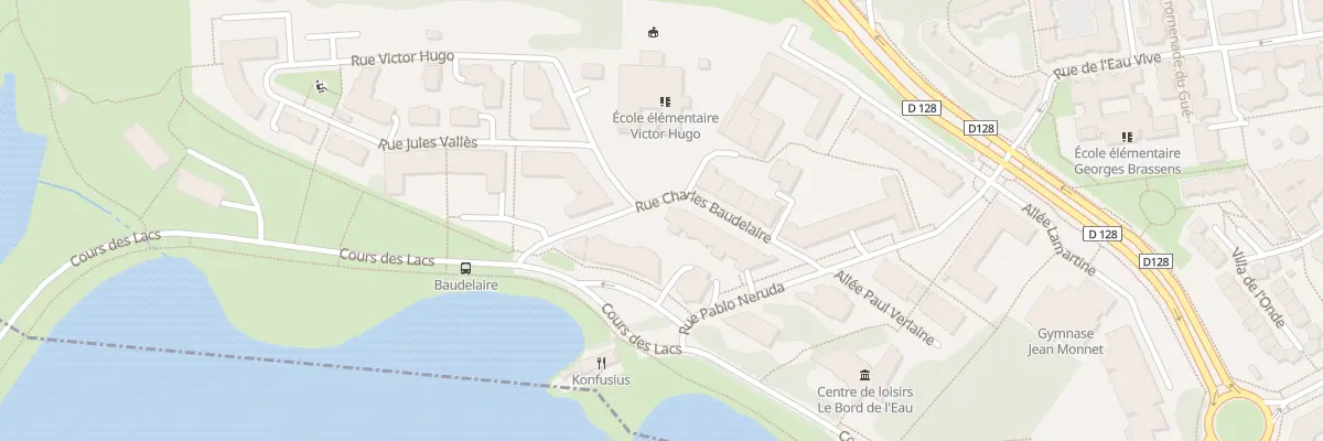 Plan du 3 Rue Charles Baudelaire à Torcy