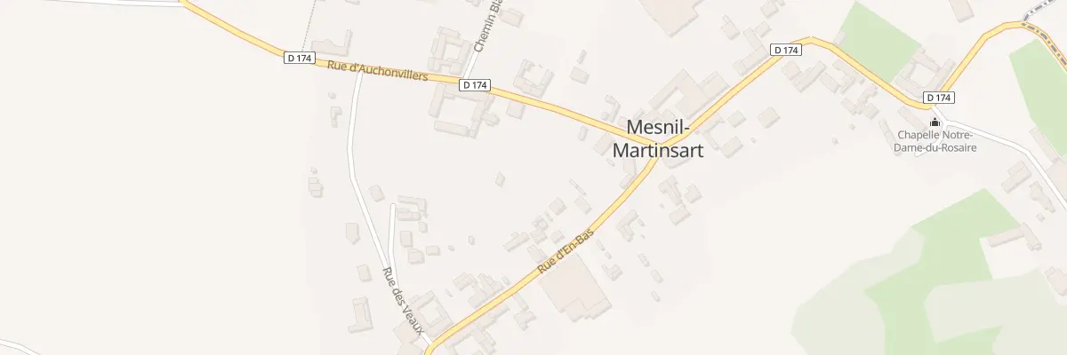 Plan du 4 Rue d’En Bas à Mesnil-Martinsart