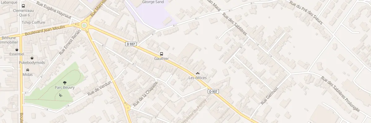 Plan du 259 Rue de Lille à Béthune