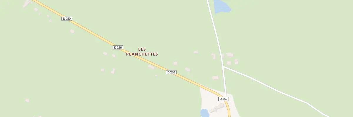 Plan du 5152 Les Planchettes à Braize