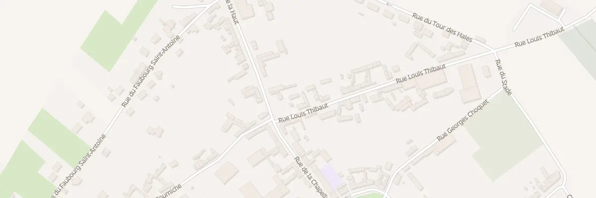 Plan du 3 Rue Louis Thibaut à Arvillers