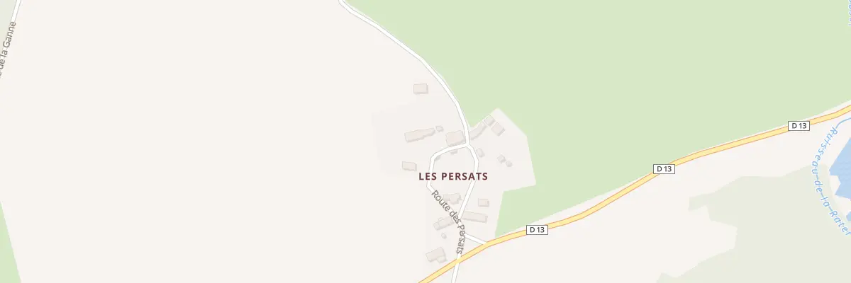 Plan du 5310 Les Persats à Charensat